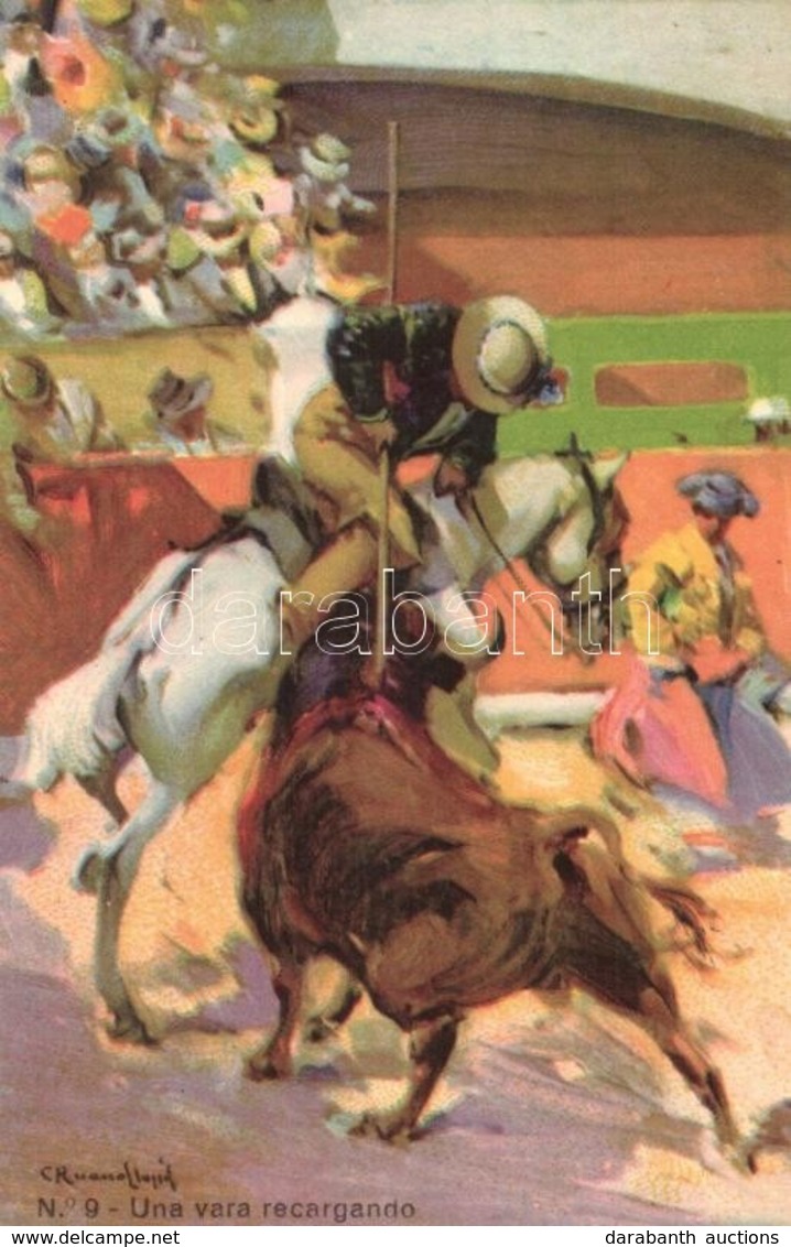 ** T1 No. 9. Una Vara Recargando / Bullfighting S: Carlos Ruano Llopis - Zonder Classificatie