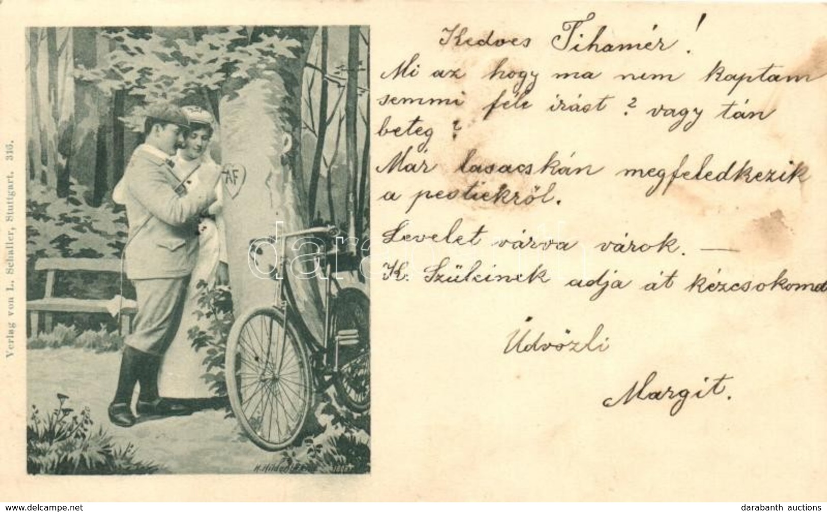 T2 1899 Cycling Couple - Non Classificati
