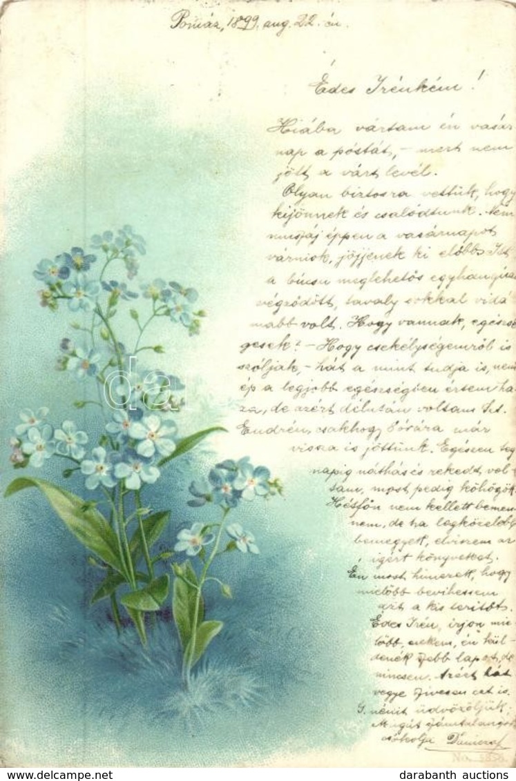 T4 1899 Flowers, No. 5856., Litho (b) - Zonder Classificatie