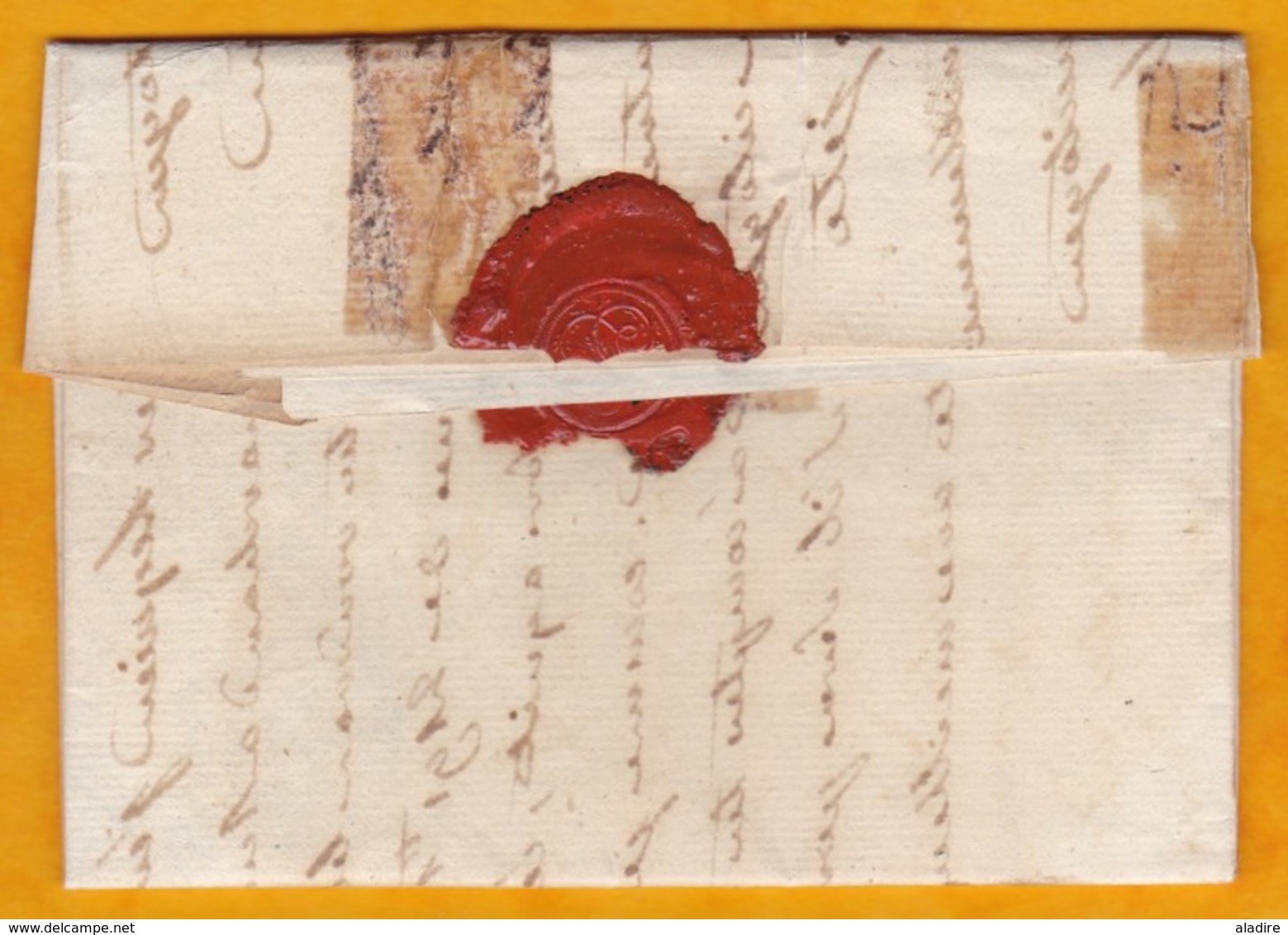 1795 - Marque Postale 42. CHat BRILLANT, Chateaubriant, Loire Inférieure Sur Lettre De 3 P.vers Rennes, Ille & Vilaine - 1701-1800: Vorläufer XVIII