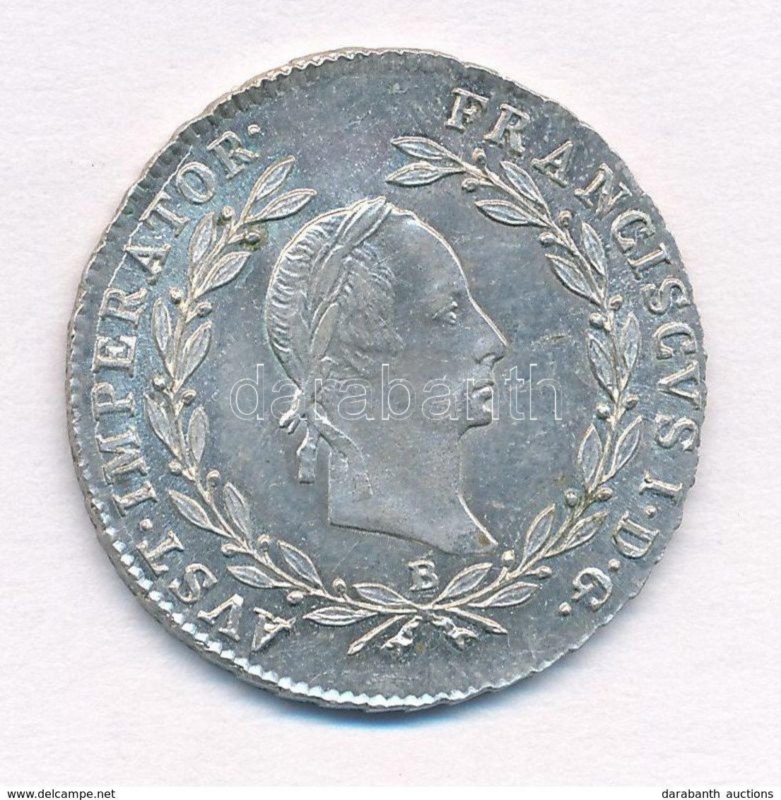 1830B 20kr Ag 'Ferenc' (6,65g) T:1-
Huszár: 1979., Unger III.: 1380.a - Unclassified