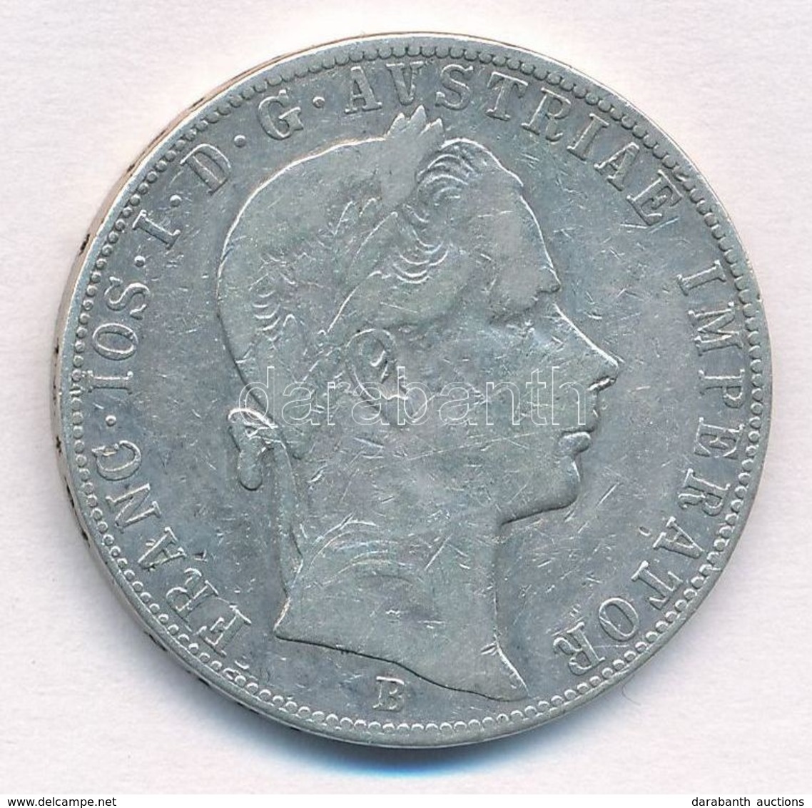 1859B 1Fl Ag 'Ferenc József' T:2,2-
Hungary 1859B 1 Florin Ag 'Franz Joseph' C:XF,VF Adamo M14 - Zonder Classificatie