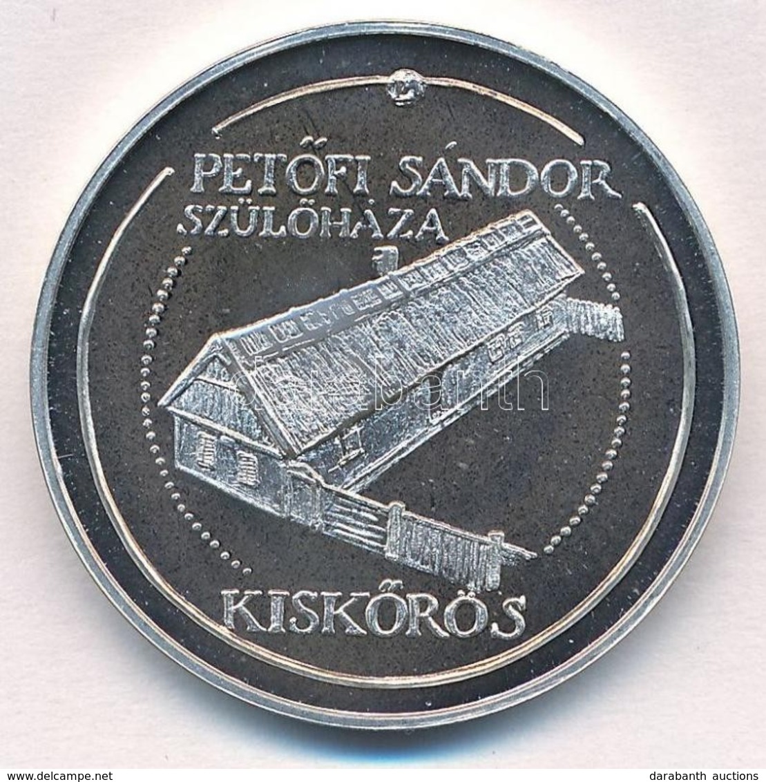 Lapis András (1942-) DN 'Petőfi Sándor Szülőháza-Kiskőrös' Ag Emlékérem  (15,74g/0,925/32mm) T:PP Ujjlenyomat - Zonder Classificatie