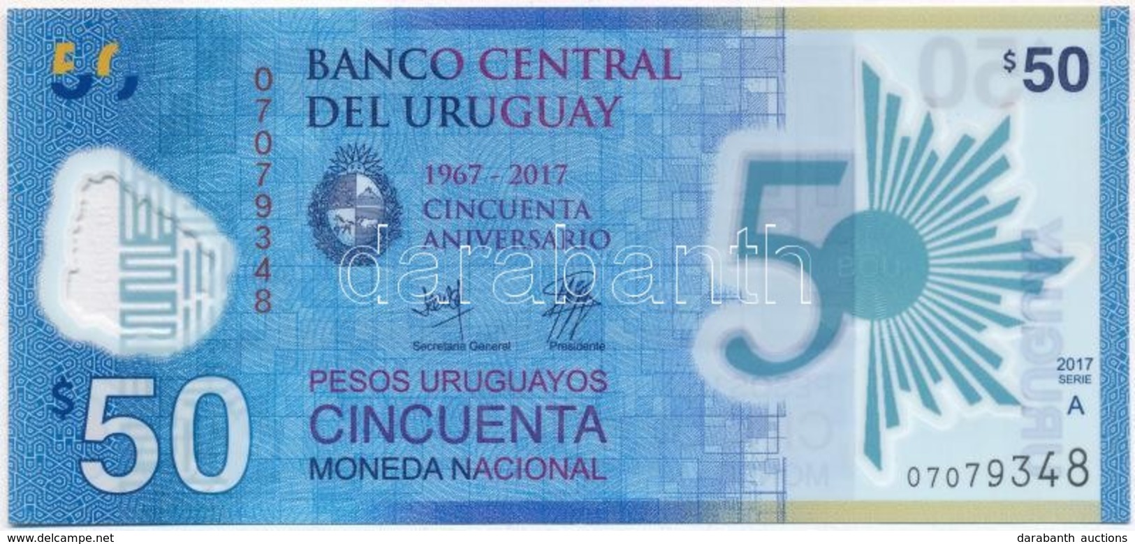 Uruguay 2017. 50P T:II Uruguay 2017. 50 Pesos C:XF - Unclassified