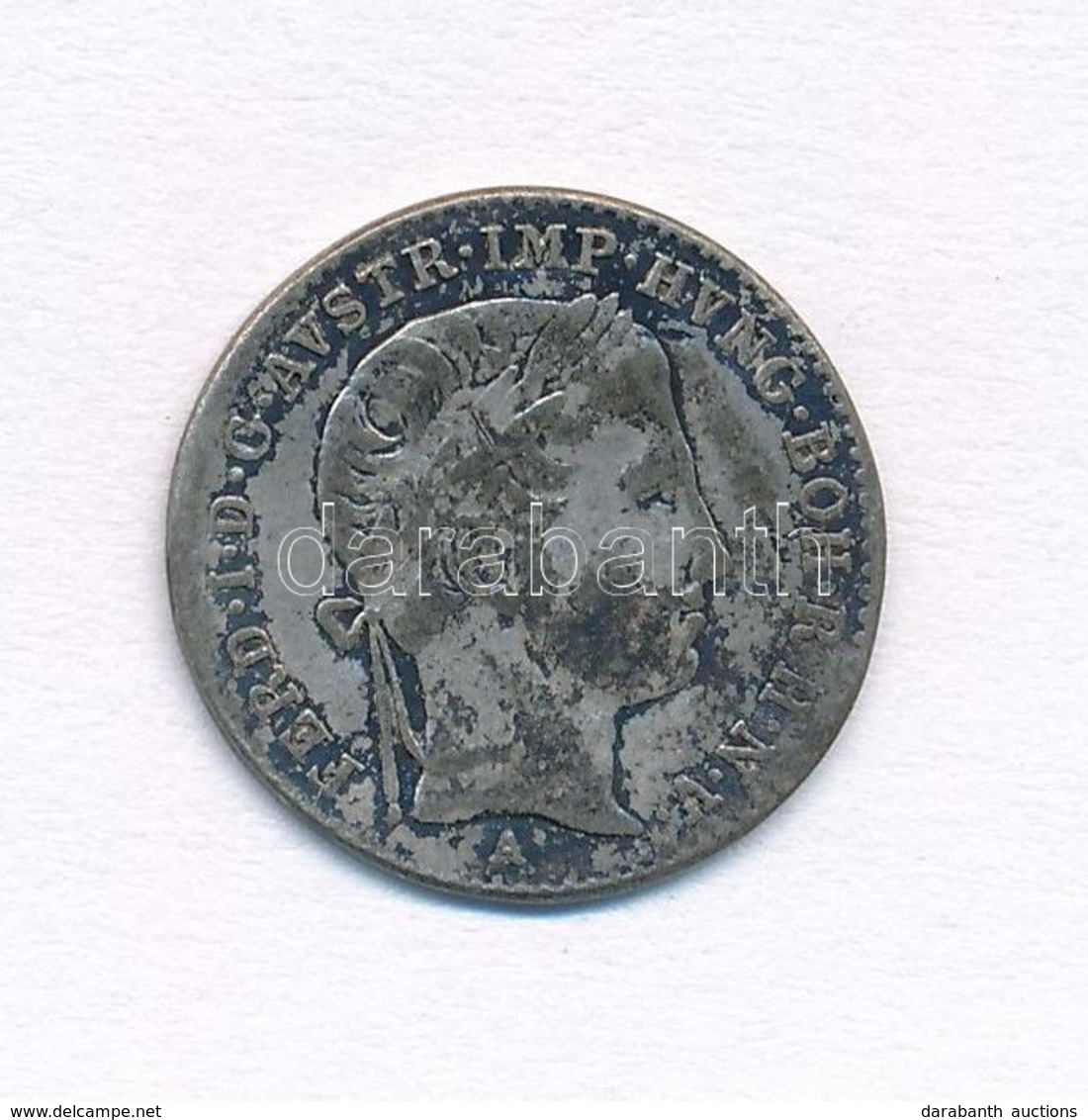 Ausztria 1846A 3kr Ag 'I. Ferdinánd' (1,71g) T:2,2- Patina  Austria 1846A 3 Kreuzer Ag 'Ferdinand I' (1,71g) C:XF,VF Pat - Unclassified