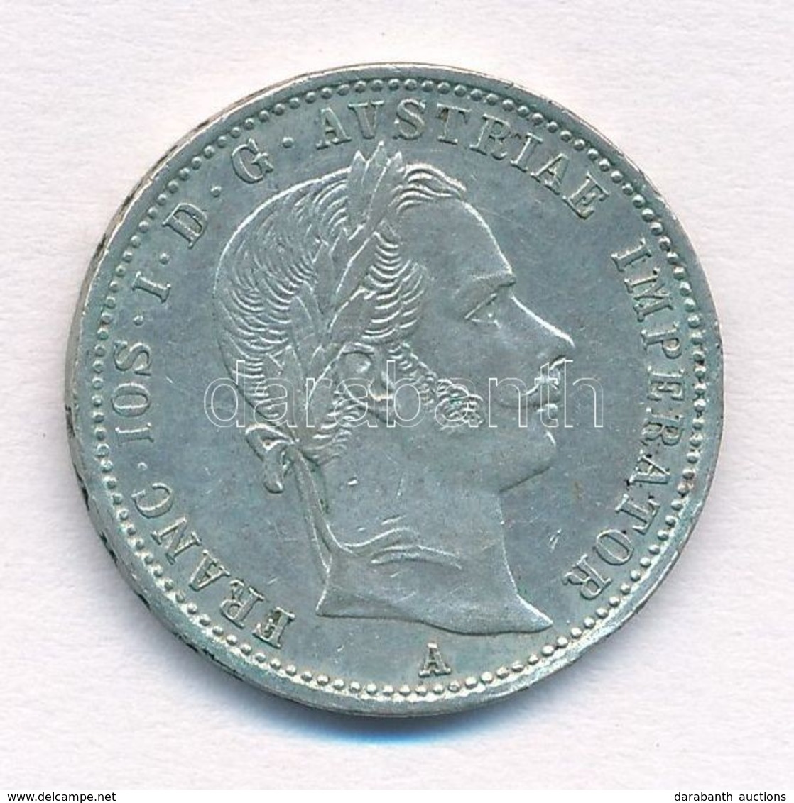 Ausztria 1859A 1/4Fl Ag 'Ferenc József' T:2
Austria 1859A 1/4 Florin 'Franz Joseph' C:XF
Krause KM#2214 - Zonder Classificatie