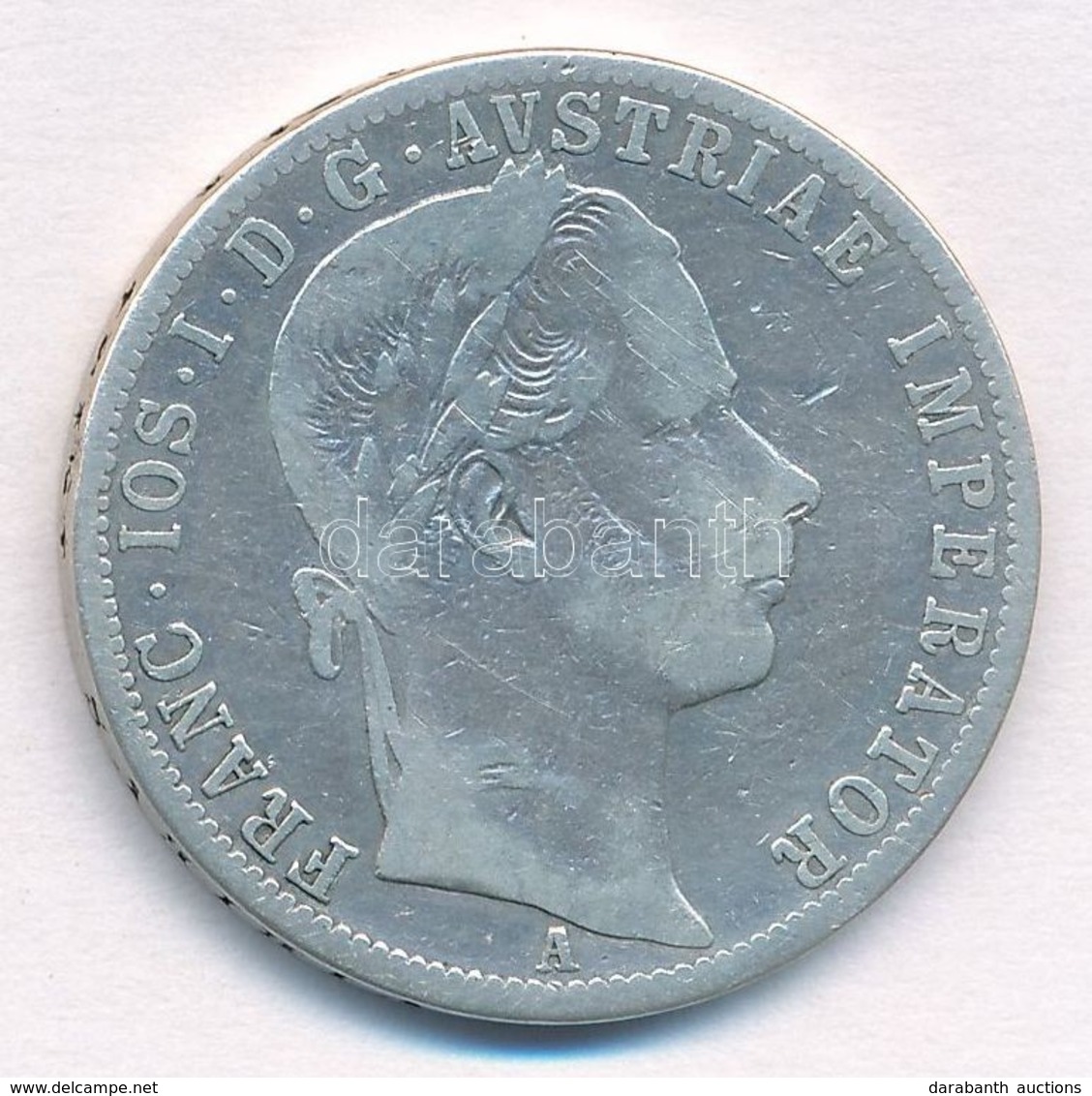 Ausztria 1865A 1Fl Ag 'Ferenc József' T:2-
Austria 1865A 1 Florin Ag 'Franz Joseph' C:VF 
Krause KM#2219 - Zonder Classificatie