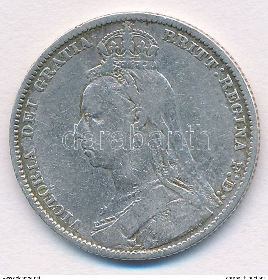 Nagy-Britannia 1889. 1Sh Ag 'Viktória' T:2-,3
Great Britain 1889. 1 Shilling Ag 'Victoria' C:VF,F
Krause KM#774 - Unclassified