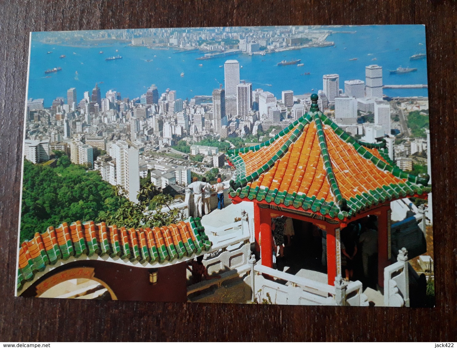 L21/622 CHINE .  HONG KONG - KOWLOON FROM THE PEAK - China (Hong Kong)