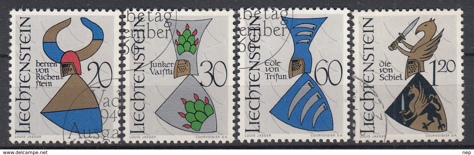 LIECHTENSTEIN - Michel - 1966 - Nr 465/68 - Gest/Obl/Us - Oblitérés