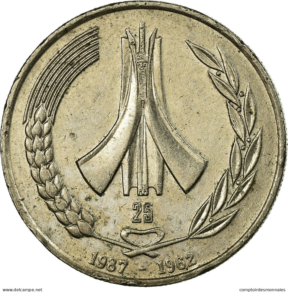 Monnaie, Algeria, Dinar, 1987, Paris, TB+, Copper-nickel, KM:117 - Argelia