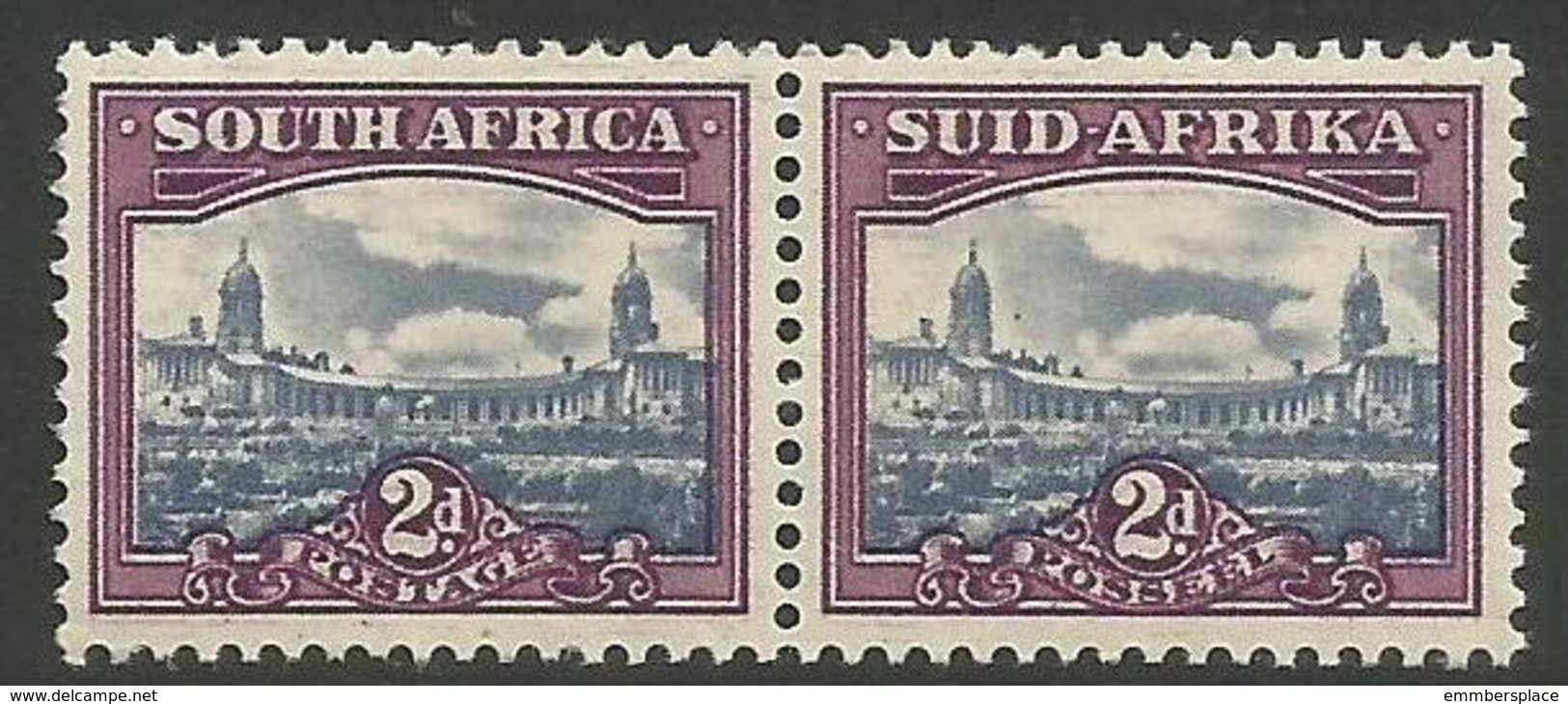 South Africa - 1950 Government Buildings 2d MNH **  SG 134 - Unused Stamps