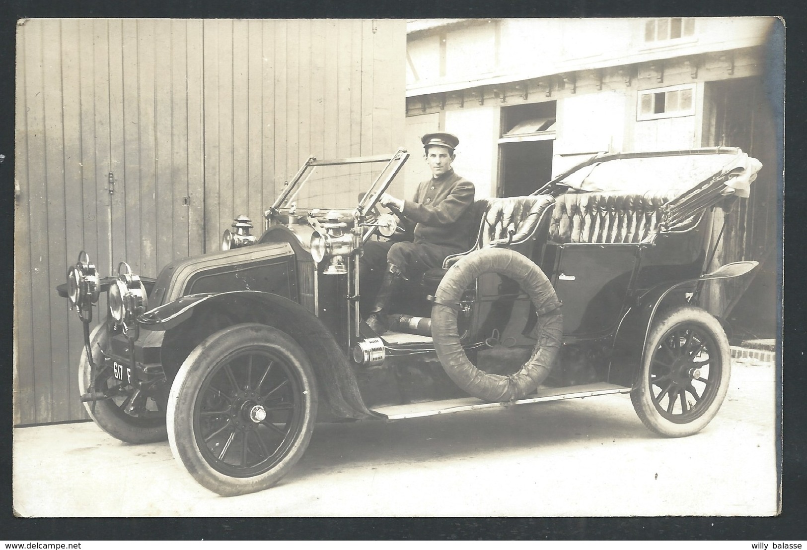 +++ CPA - Photo Carte - Envoyée De HOULGATE En 1912 - AUTO - CAR - Ancêtre - Automobile    // - Autres & Non Classés