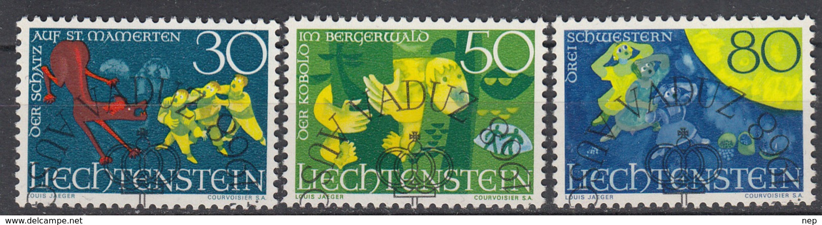 LIECHTENSTEIN - Michel - 1968 - Nr 497/99 - Gest/Obl/Us - Oblitérés