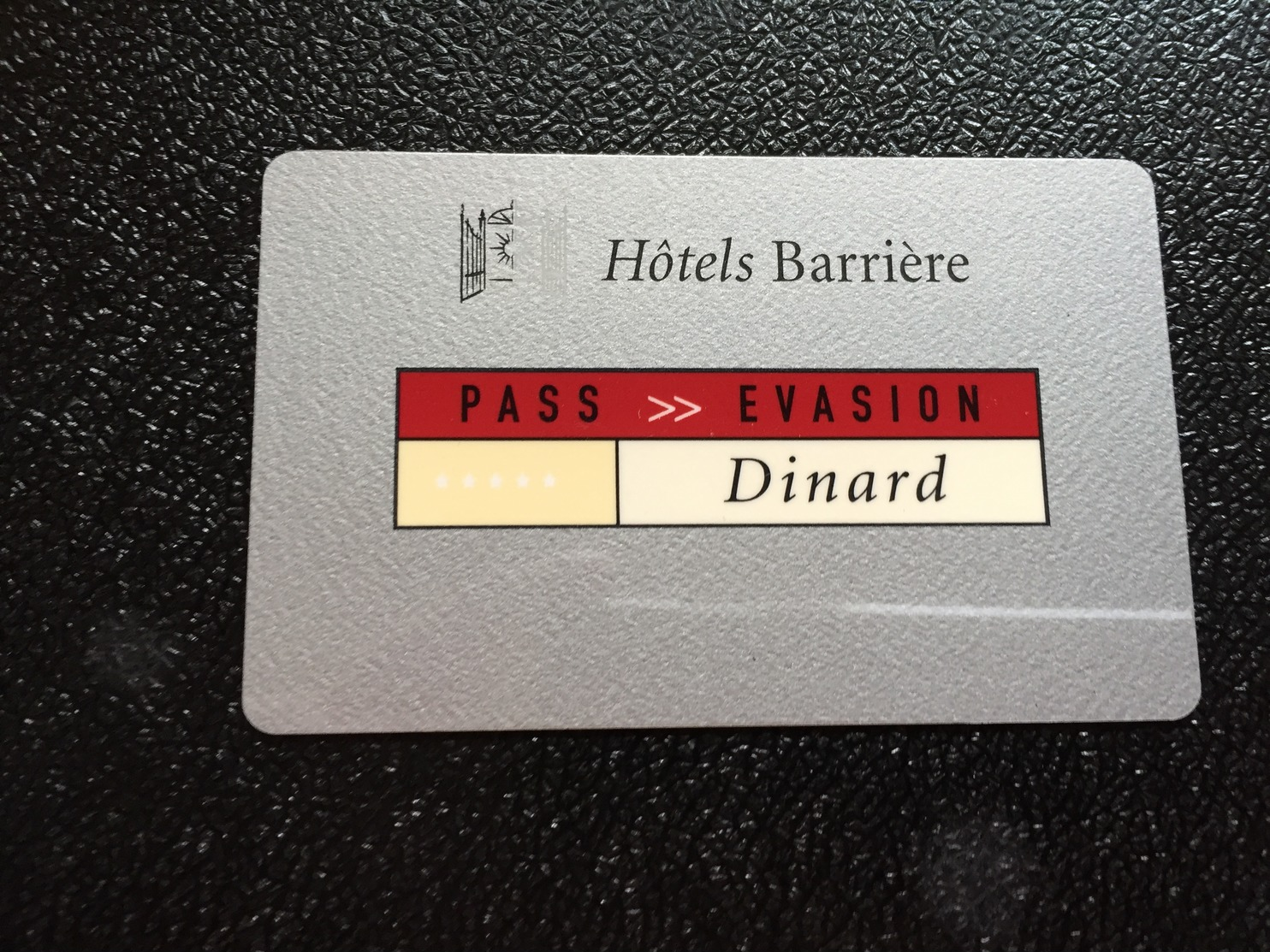 Hotelkarte Room Key Keycard Clef De Hotel Tarjeta Hotel  BARRIERE DINARD - Ohne Zuordnung