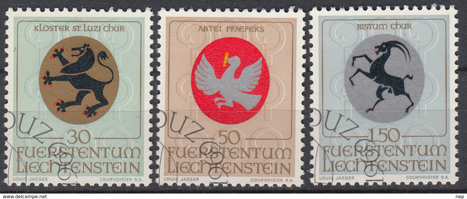 LIECHTENSTEIN - Michel - 1969 - Nr 514/16 - Gest/Obl/Us - Oblitérés