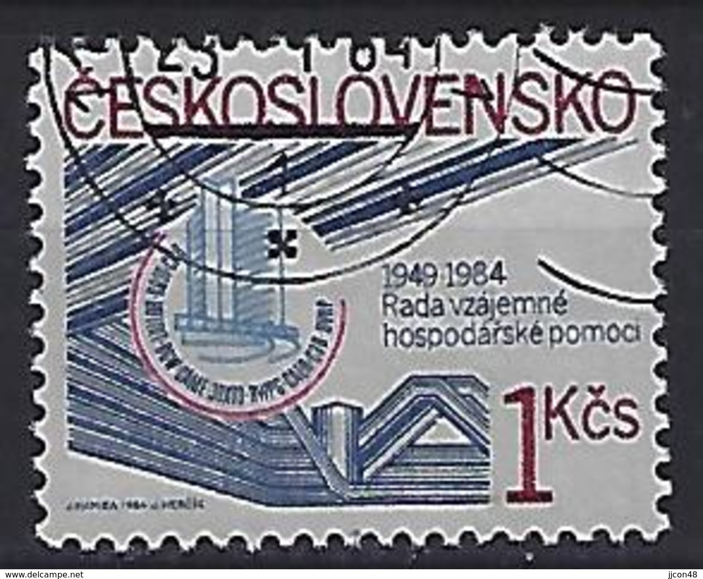 Czechoslovakia 1984  35th Ann. Of RGW (o) Mi.2749 - Used Stamps