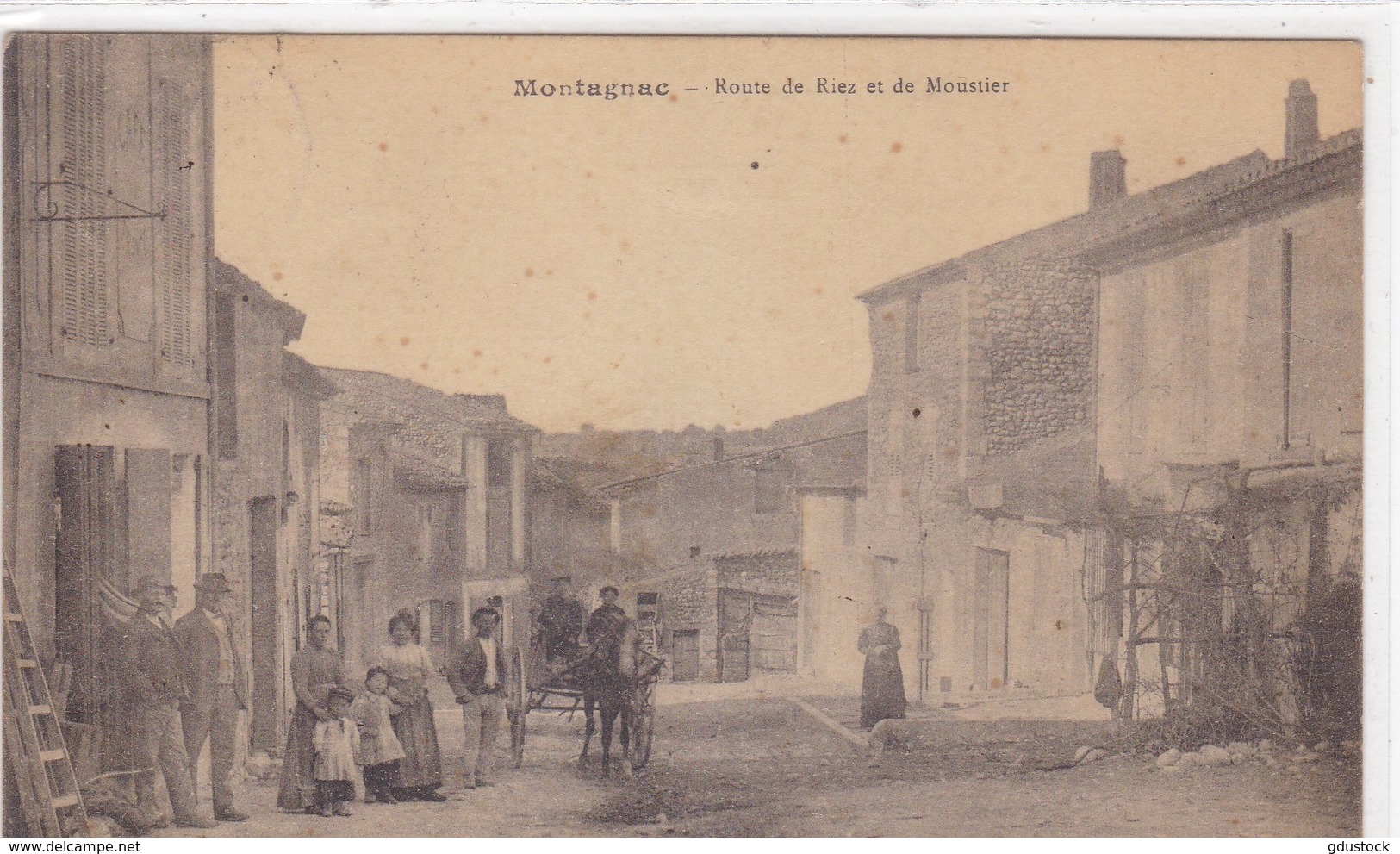 Hérault - Montagnac - Route De Riez Et De Moustier - Montagnac