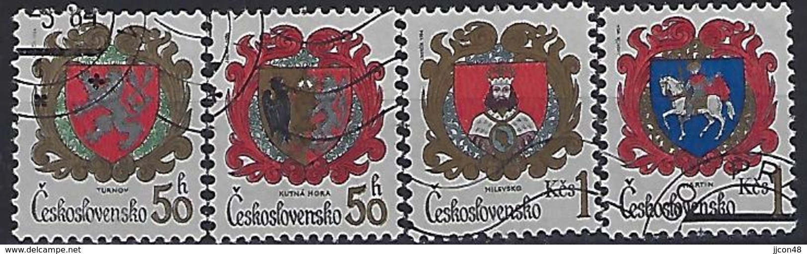 Czechoslovakia 1984  Arms (o) Mi.2754-2757 - Used Stamps