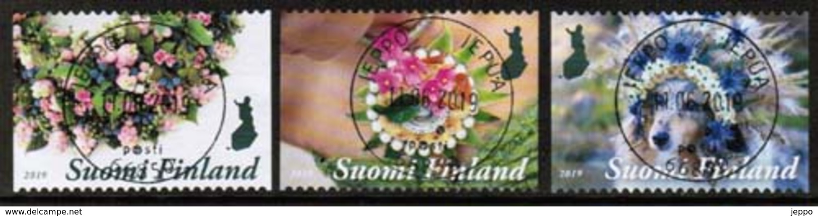 2019 Finland, Floral Artistry, Complete Fine Used Set. - Used Stamps