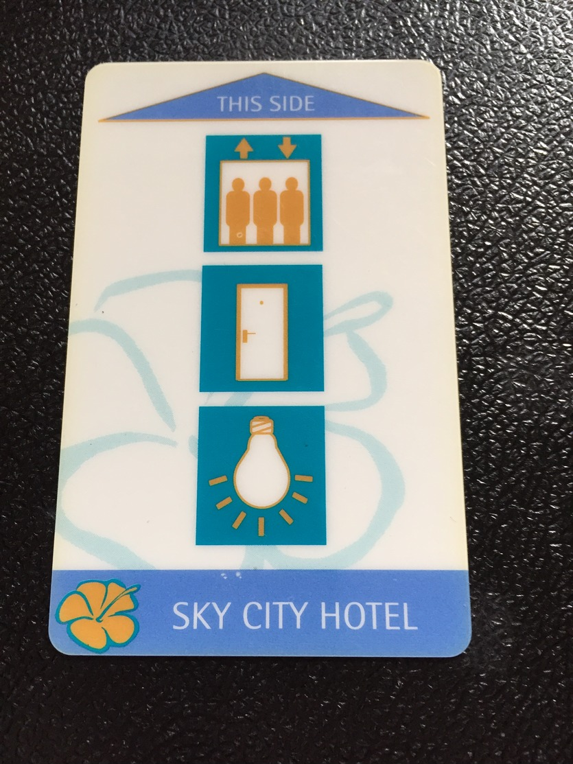 Hotelkarte Room Key Keycard Clef De Hotel Tarjeta Hotel  SKY CITY AUCKLAND NEW ZEALAND - Ohne Zuordnung