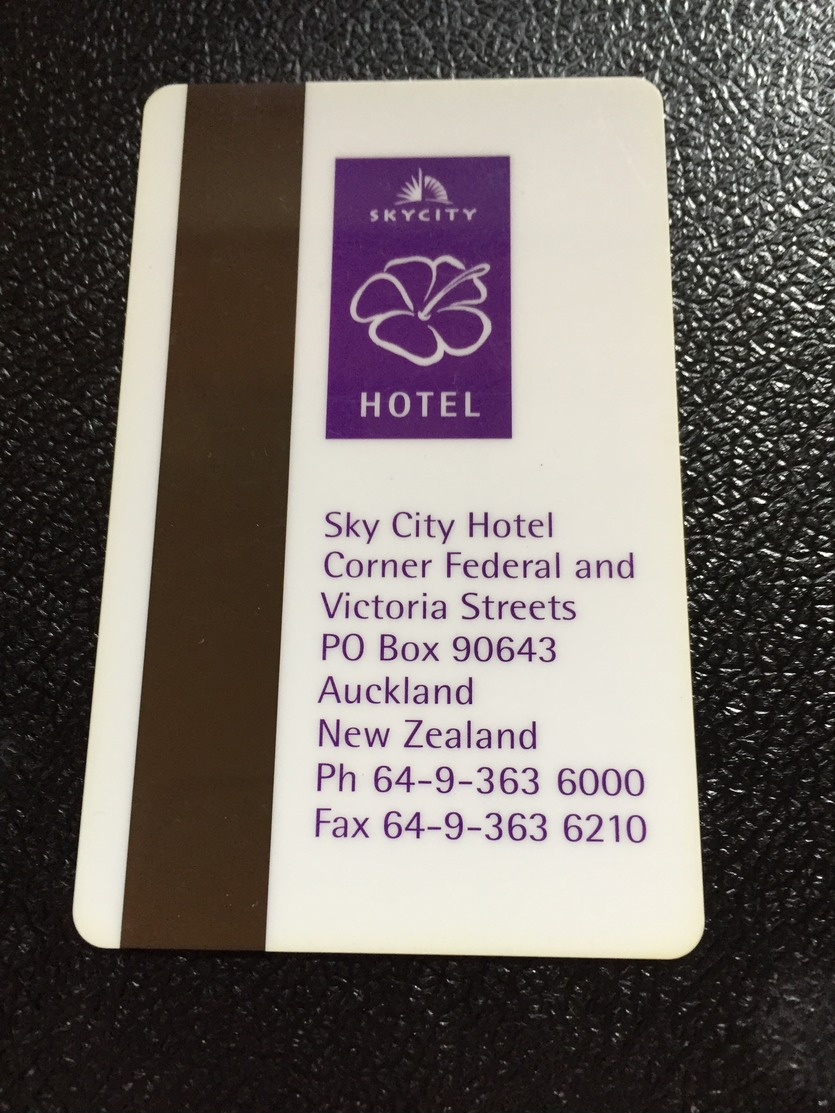 Hotelkarte Room Key Keycard Clef De Hotel Tarjeta Hotel  SKY CITY AUCKLAND NEW ZEALAND - Unclassified