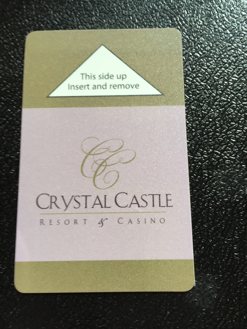 Hotelkarte Room Key Keycard Clef De Hotel Tarjeta Hotel  CRYSTAL CASTLE RESORT & CASINO - Unclassified