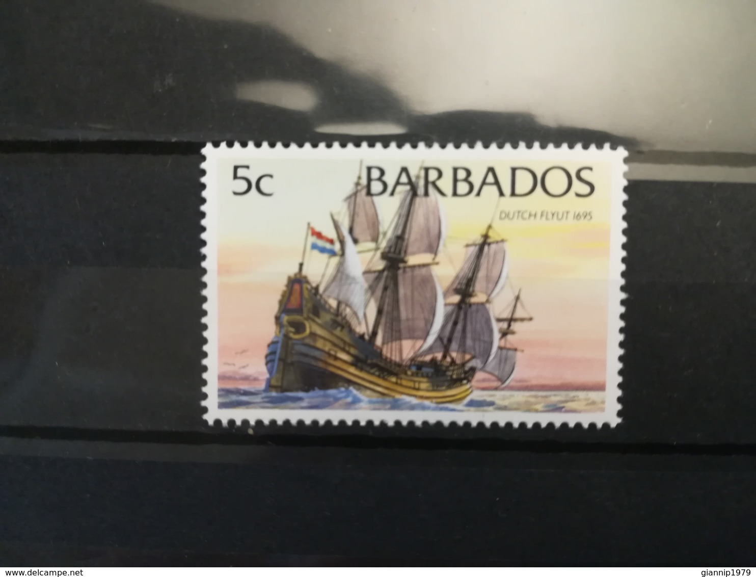 FRANCOBOLLI STAMPS BARBADOS 1994 MNH** NUOVI SHIPS NAVI DUTCH FLYUT 1695 - Barbados (1966-...)