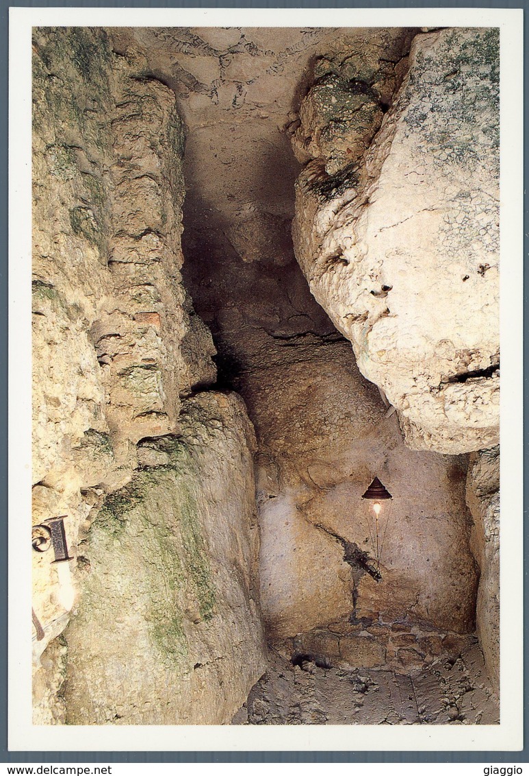 °°° Cartolina N.12 Santuario Francescano La Foresta Grotta Di S. Francesco Nuova °°° - Rieti