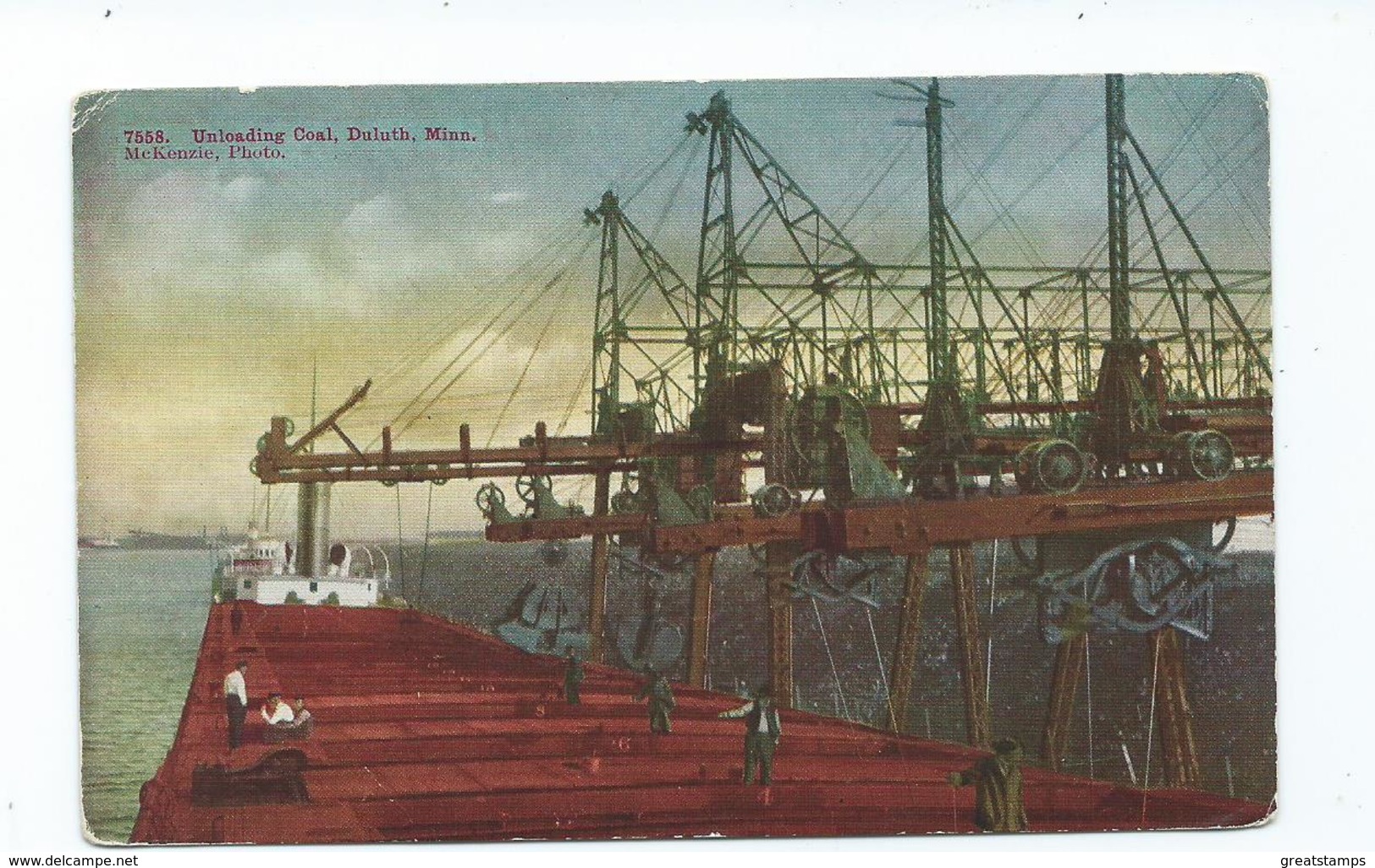 Usa Minnesota Duluth  Unloading Coal. Mcenzie Phot Unused - Duluth