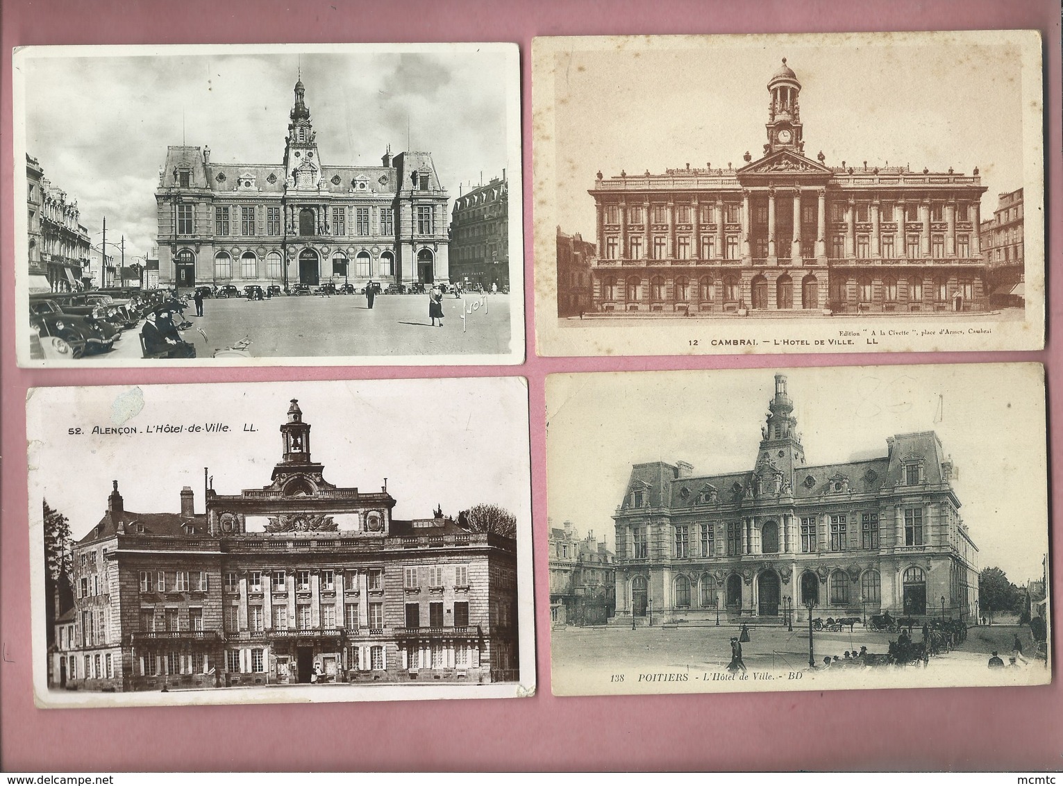 Lot De 53 Cartes - Hôtel De Ville  -  Mairie - - 5 - 99 Postkaarten