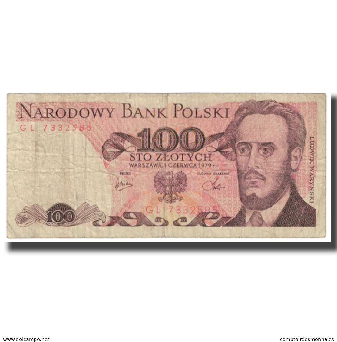 Billet, Pologne, 100 Zlotych, 1979, 1979-06-01, KM:143a, TTB - Pologne