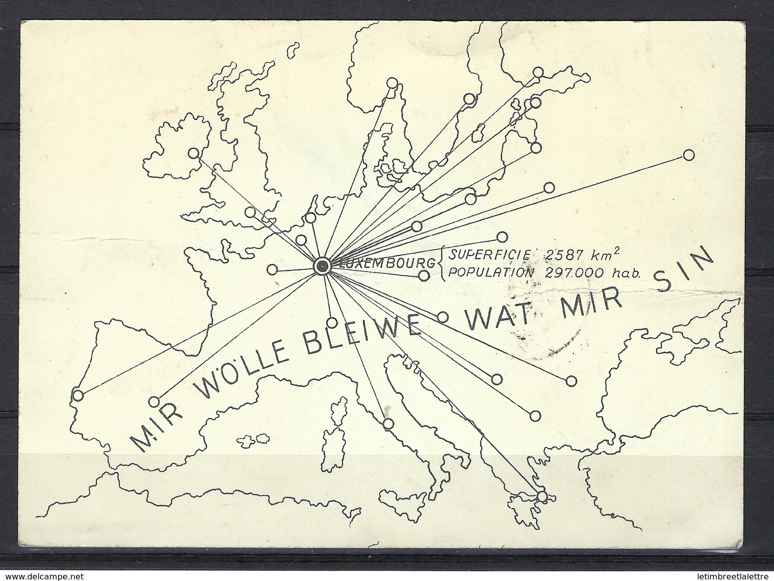 Carte Commémorative Du Courrier Aérien Spécial " Esch - Londres " En 1939, Affranchissement Mixte - Brieven En Documenten