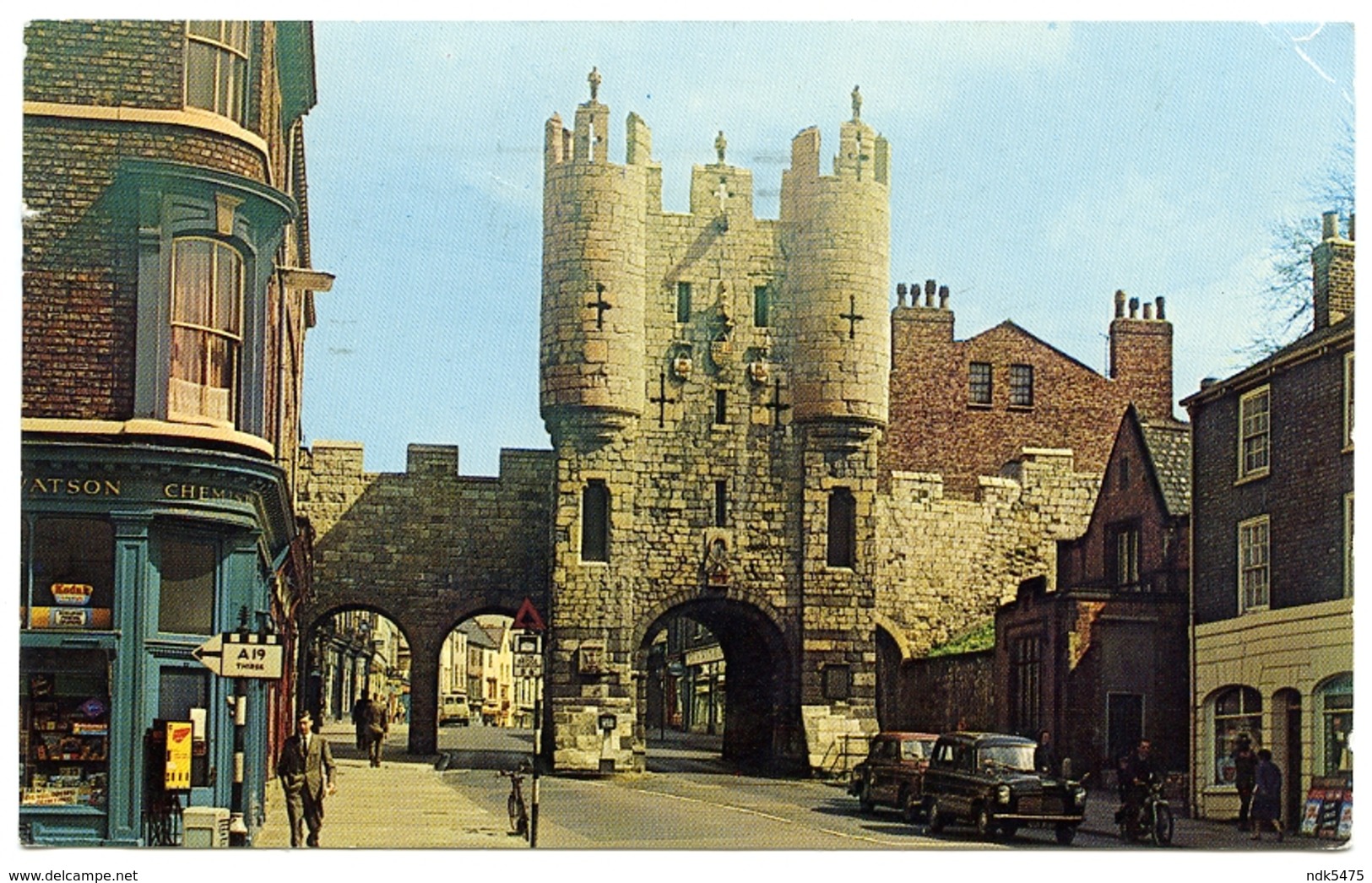 YORK : MICKLEGATE BAR / POSTAL SLOGAN - YORK RACES, 1960s / ADDRESS - TOTON, BEESTON, STAPLEFORD LANE - York