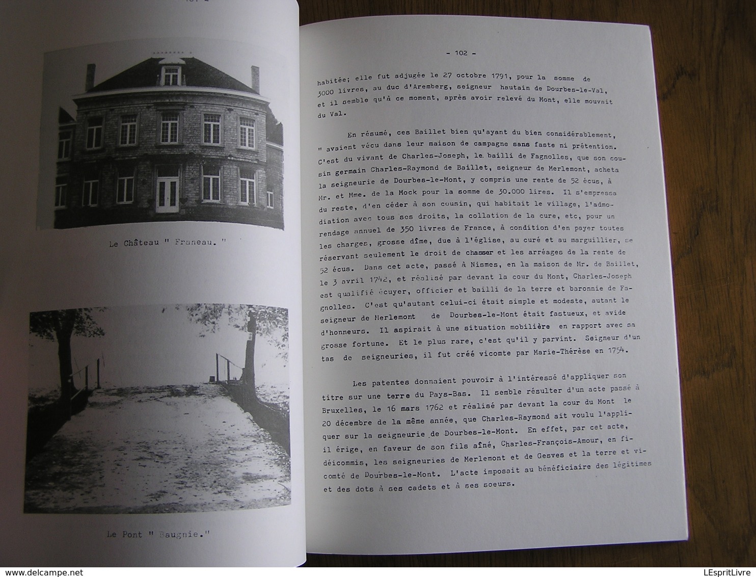 DOURBES ET SON PASSE Tome 2 Régionalisme Histoire Seigneurie Famille Louvrex Baillet Tannerie Ancien Régime Moulin