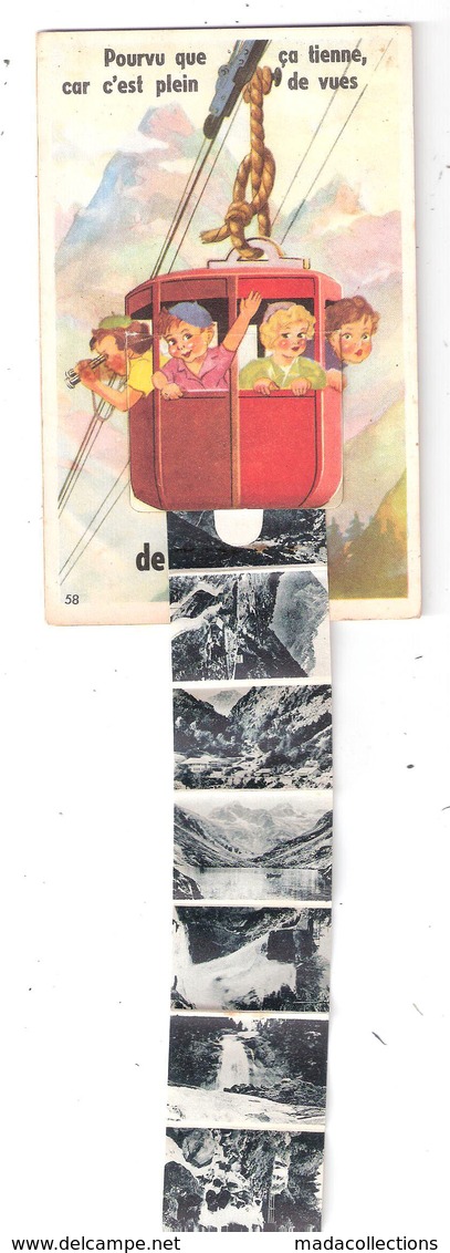 Cauterets (65 - Hautes Pyrénées )  Carte à Système - Cabine Téléphérique - Cauterets