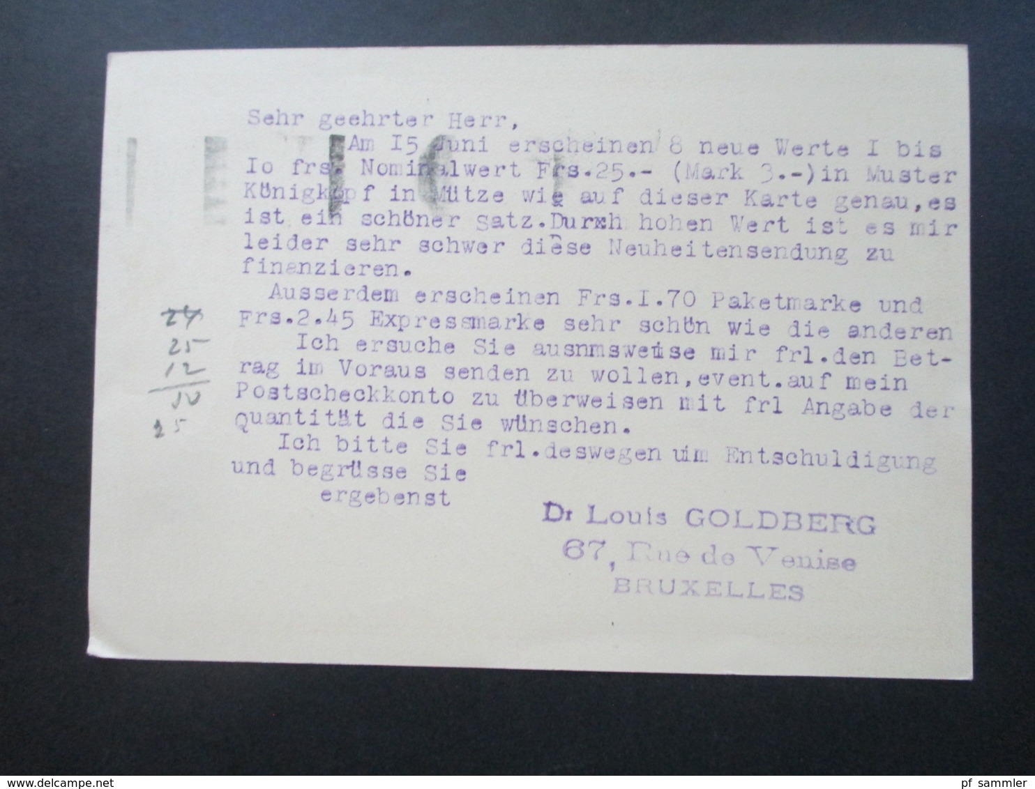 Belgien 1931 / 32 Ganzsachen / Bildganzsachen nach Berlin und Leipzig gesendet! Imprime - Druck