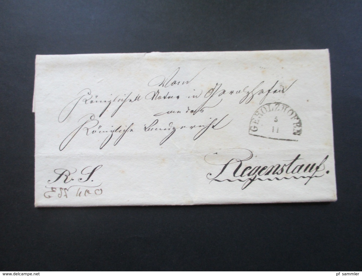 Altdeutschland Bayern 1870er Jahre 90 Dienstbriefe mit Halbkreisstempel. Auch verschiedene Farben! z.T. mit Inhalt!