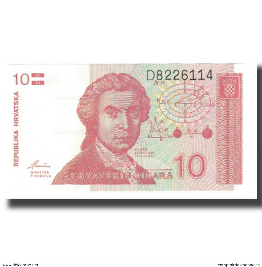 Billet, Croatie, 10 Dinara, 1991, KM:18s, NEUF - Croatie