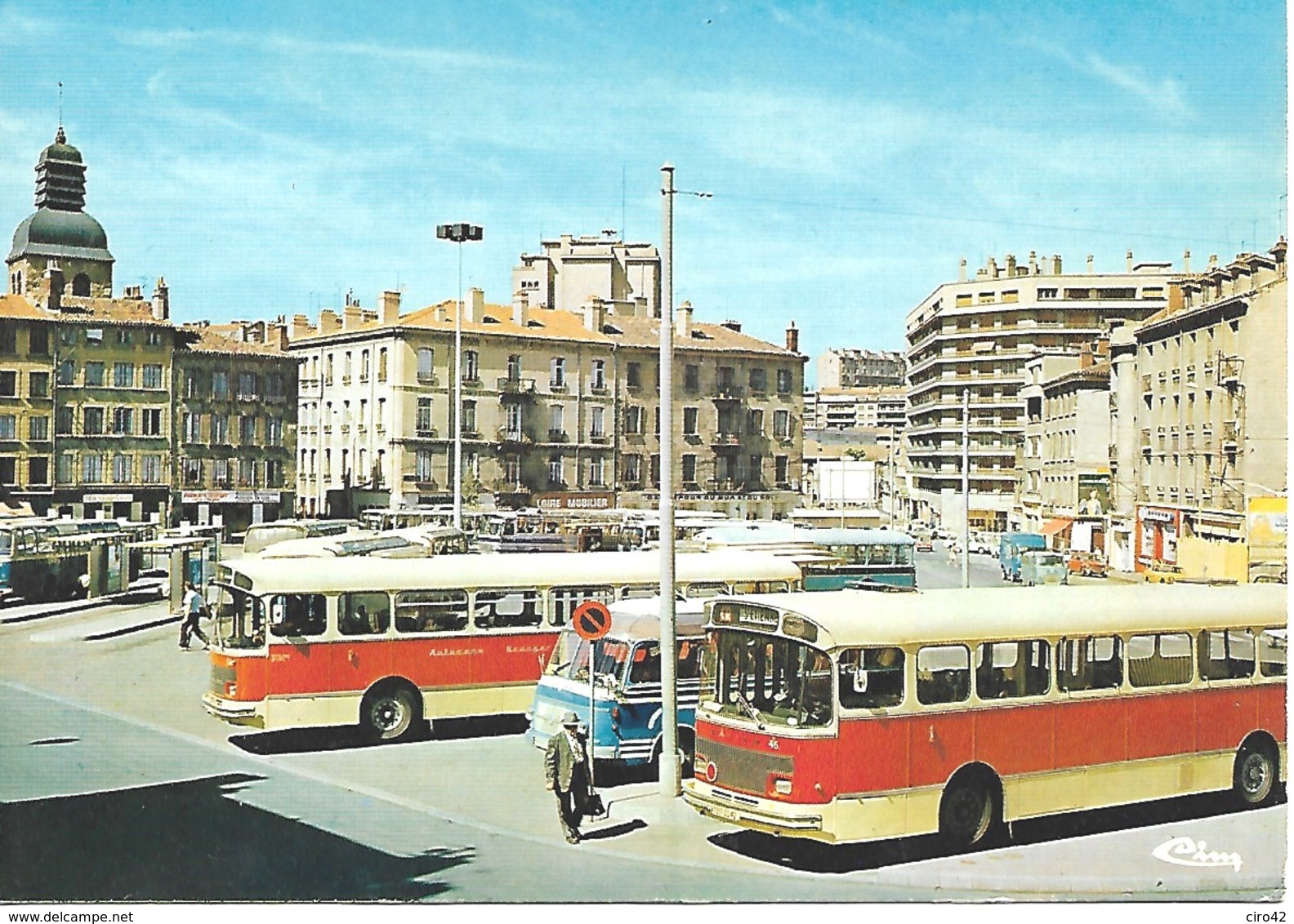 SAINT ETIENNE  Place Chavanelle  La Gare Routière - Saint Etienne