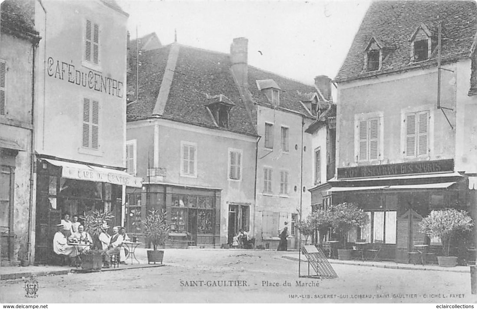 Saint Gaultier       36     Place Du  Marché    (voir Scan) - Sonstige & Ohne Zuordnung