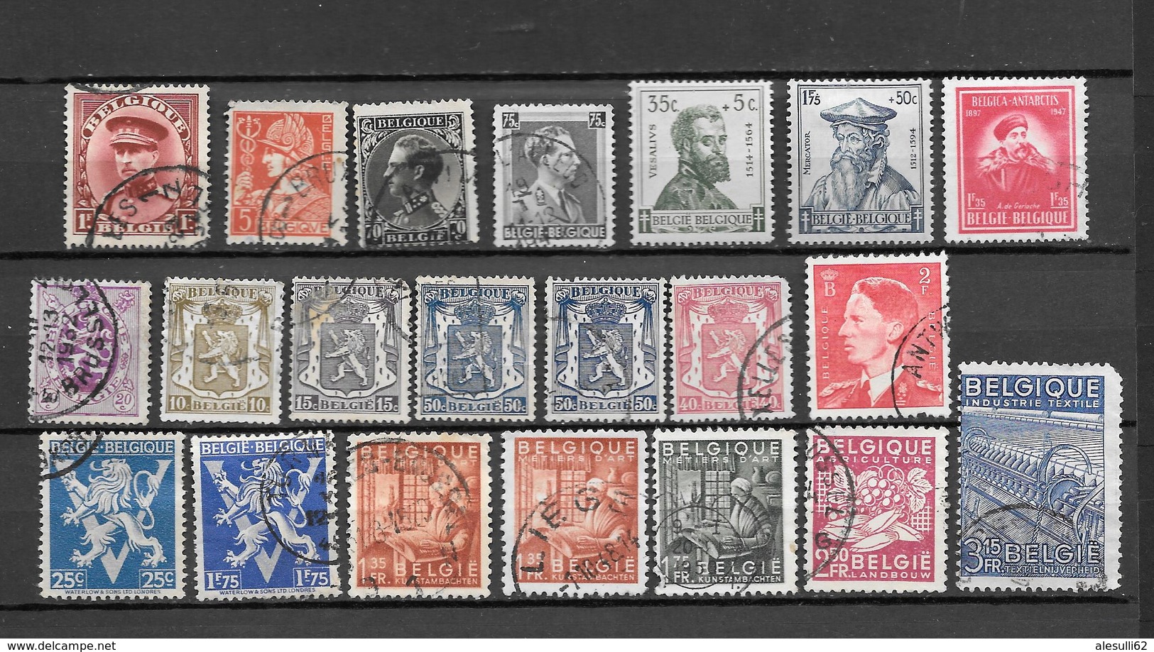 BELGIO BELGIQUE  1931-1948  21 V. -  Lot Lotto - 1924-1960