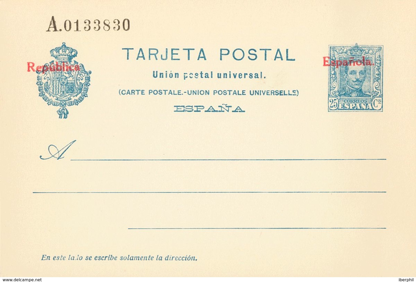 (*)EP61/63. 1931. Juego Completo De Tres Las Tarjetas (sencillas) Entero Postales De 15 Cts Lila Y 25 Cts Azul (una En R - Sonstige & Ohne Zuordnung