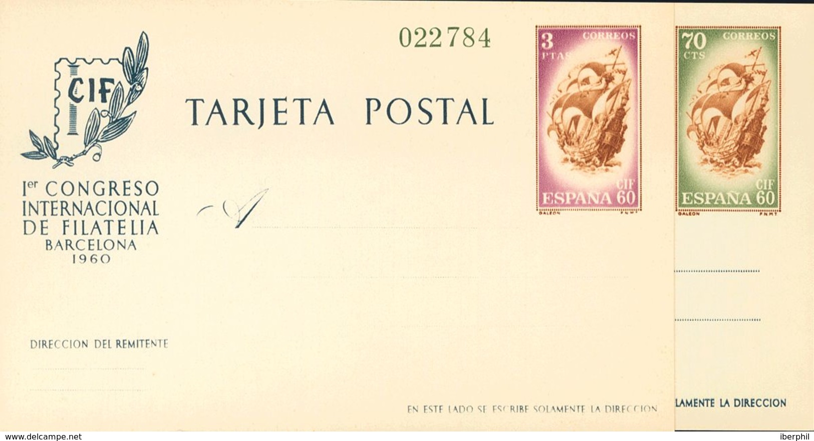 **EP88/89. 1960. Juego Completo De Las Tarjetas Entero Postales. MAGNIFICO. Edifil 2018: 106 Euros - Sonstige & Ohne Zuordnung