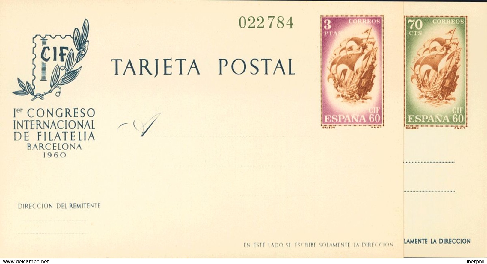 **EP88/89. 1960. Juego Completo De Las Tarjetas Entero Postales. MAGNIFICO. Edifil 2018: 106 Euros - Autres & Non Classés