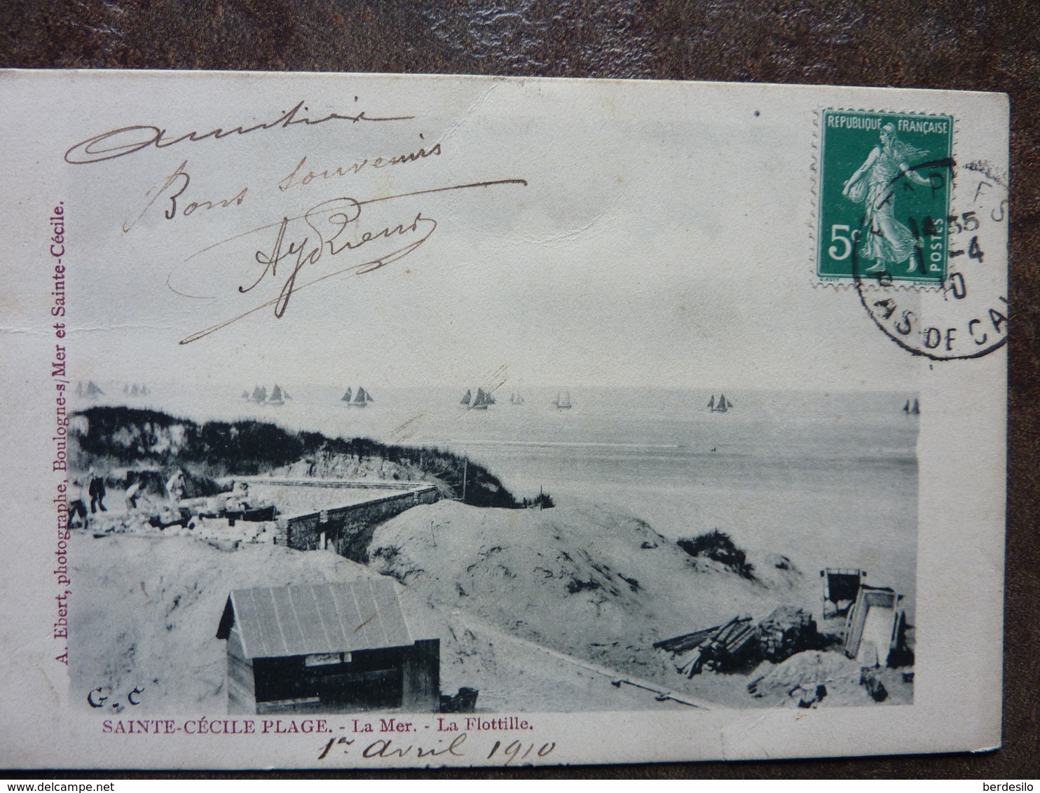 SAINTE CECILE PLAGE 1910   La Mer  La Flottille  TBE - Other & Unclassified