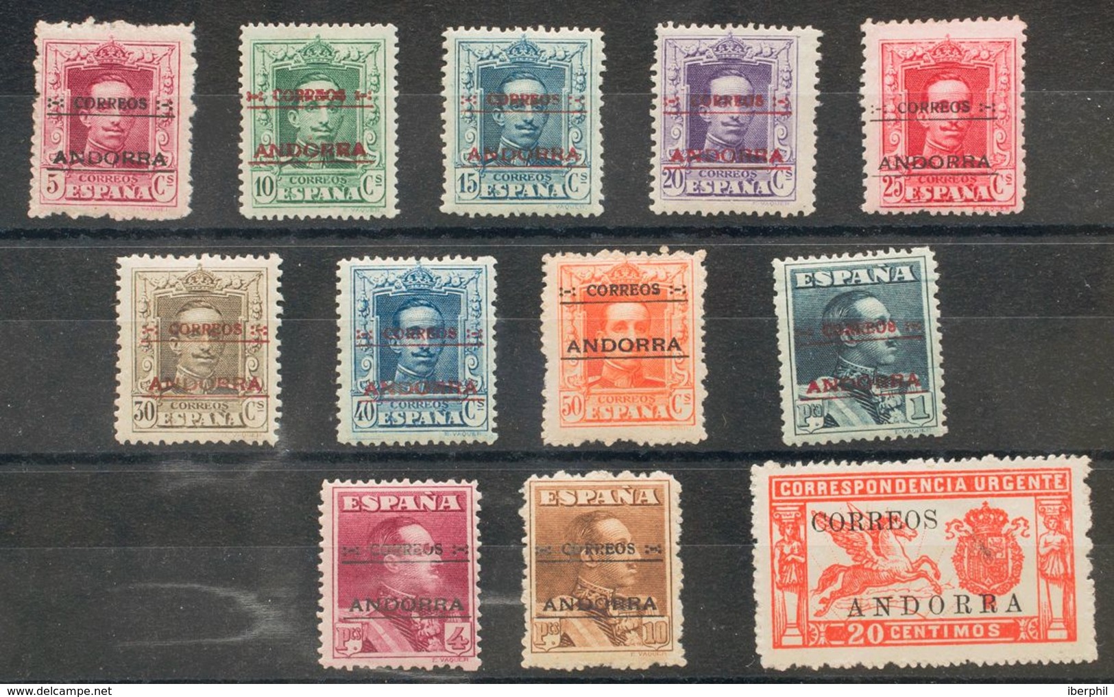 *2/14N. 1928. Serie Completa, Trece Valores (a Falta Del 20 Cts Rojo Claro) Y No Sumado El 1 Pts Gris (Edifil 10Nda). Nº - Andere & Zonder Classificatie