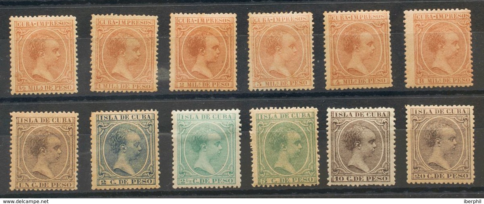 *106/17. 1890. Serie Completa. BONITA. Edifil 2019: 105 Euros - Other & Unclassified