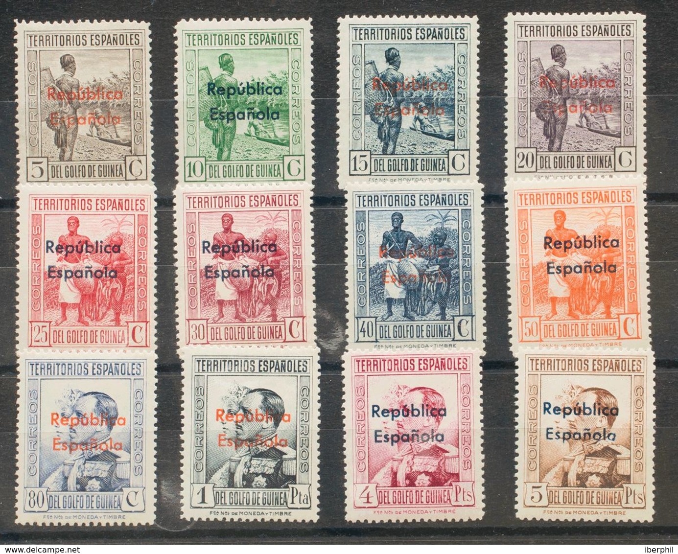 **230/43M. 1932. Serie Completa, Doce Valores. NºA000.000. MAGNIFICA Y RARA. Edifil 2018: +552 Euros - Other & Unclassified