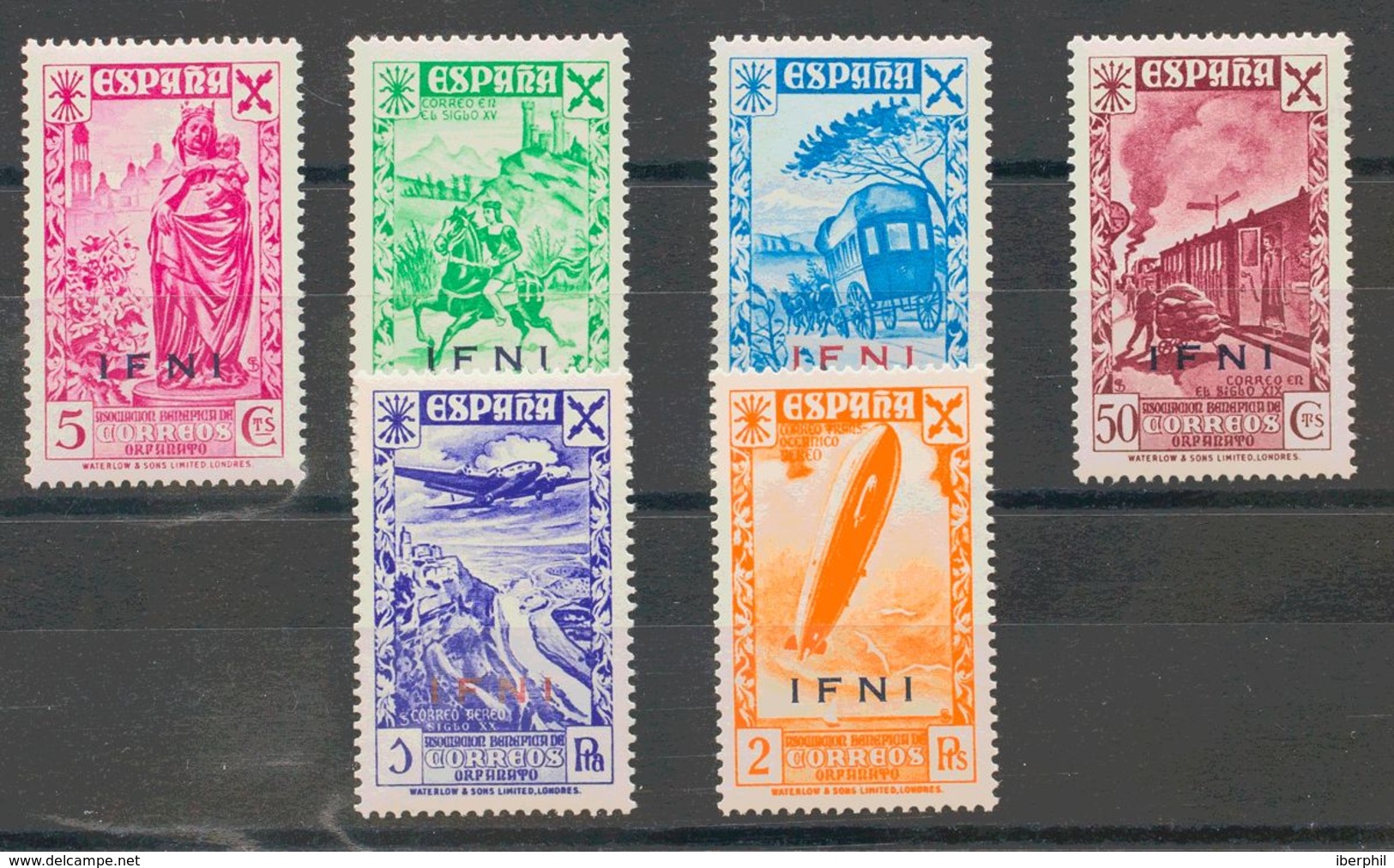 **7/12. 1943. Serie Completa. MAGNIFICA. Edifil 2018: 88 Euros - Other & Unclassified